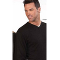 Men's Fine Gauge V-Neck Sweater